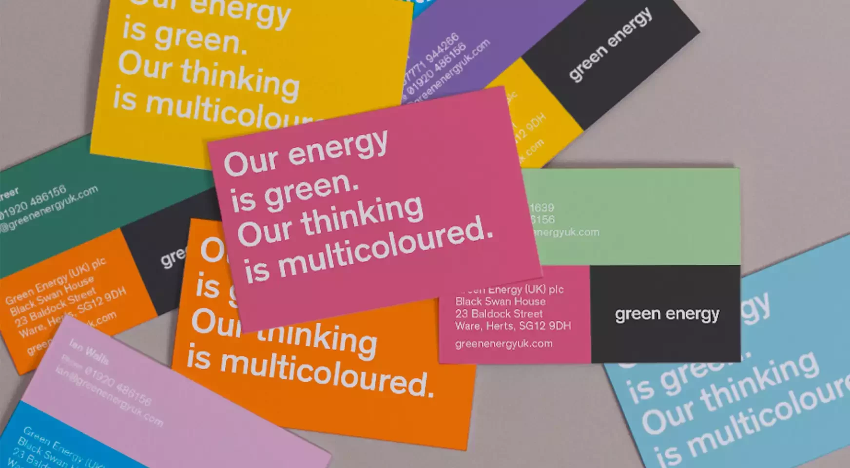 Greenergy business cards