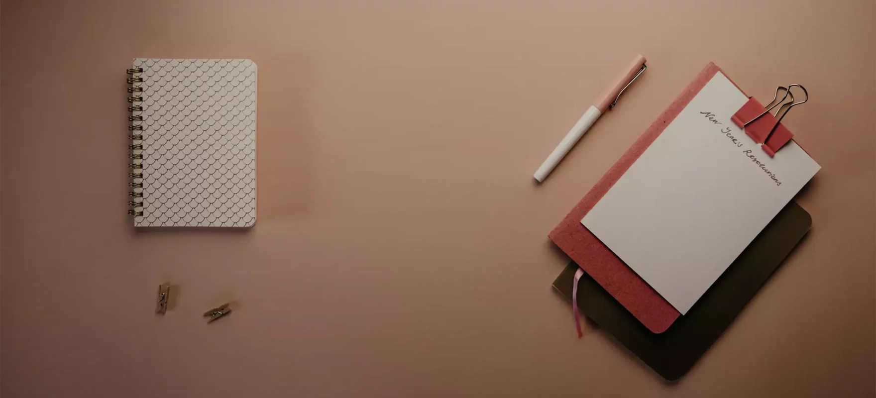 note pad pen